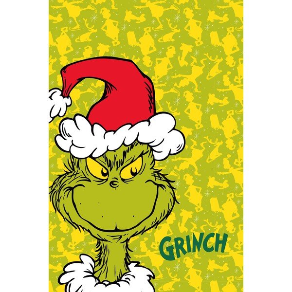 Pătură pentru copii verde din polar/fleece 100x150 cm Grinch – Jerry Fabrics
