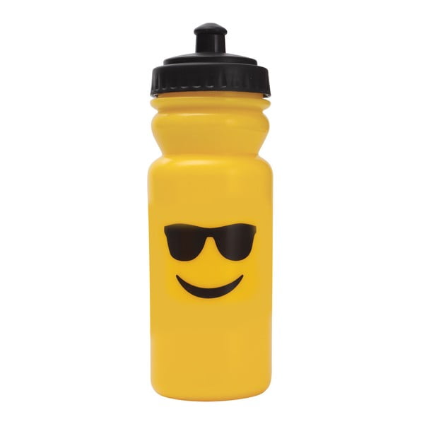 Sticlă pentru apă Bergner Emoticon Sunglasses, 600 ml
