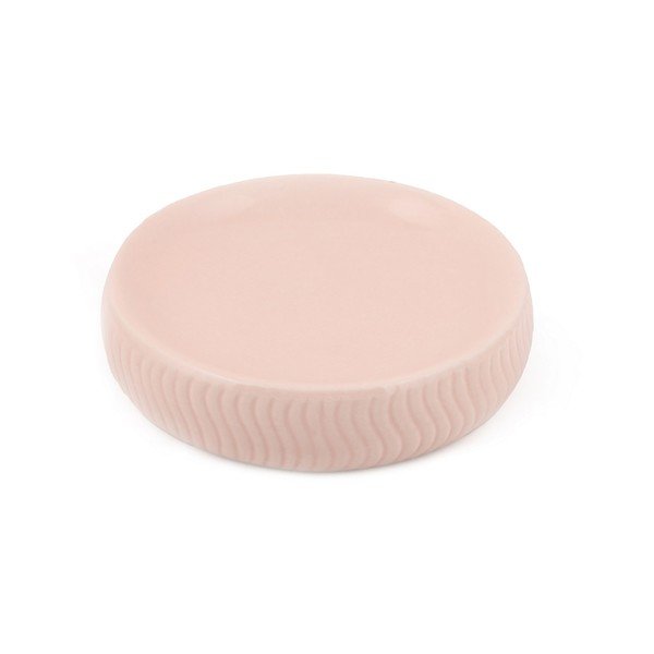 Set de accesorii de baie roz din ceramică Merlin – Mioli Decor-image-3