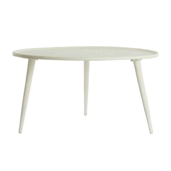 Măsuță de cafea crem rotundă din metal ø 67,5 cm Babina – Light & Living