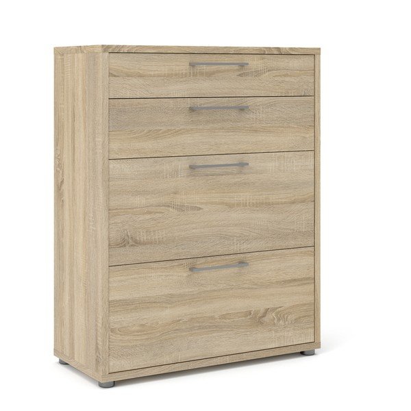 Bibliotecă modulară  cu aspect de lemn de stejar 89x113 cm Prima – Tvilum-image-4