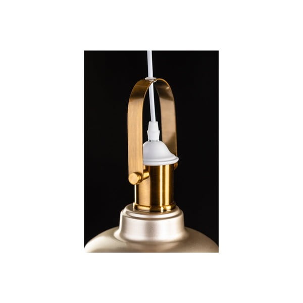 Lustră bej cu abajur din metal ø 22 cm Zenit – GTV-image-1