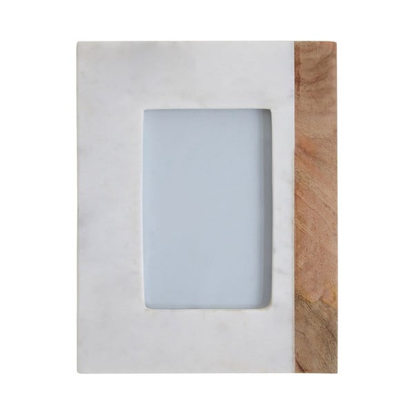 Ramă foto alb-natural din piatră 18x23 cm Sena – Premier Housewares-image-2