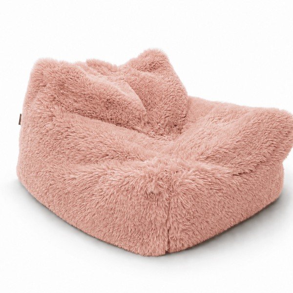 Fotoliu puf pentru copii roz deschis Mammoth – Meowbaby