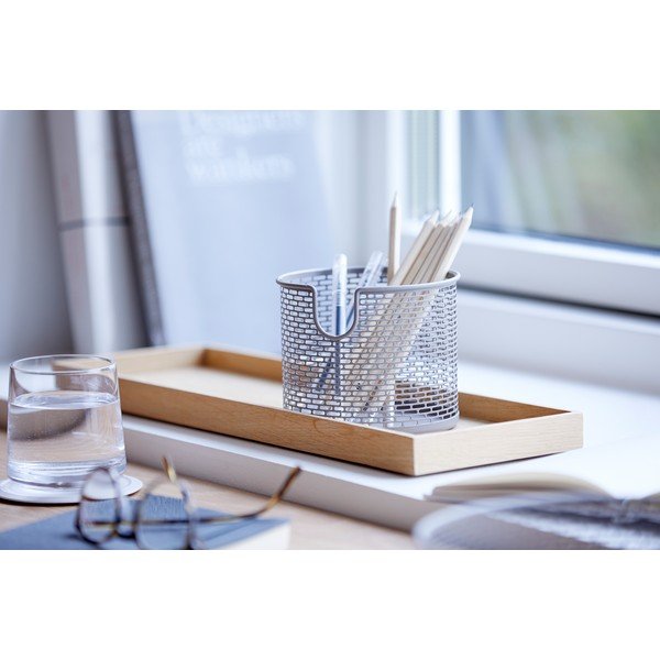 Coș de depozitare din metal Zone Inu, ø 10 cm, gri-image-2