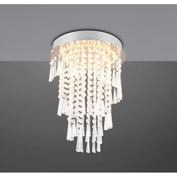 Plafonieră argintie LED ø 30 cm Pomp – Reality-image-3