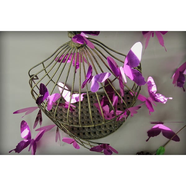 Set 12 autocolante 3D adezive Ambiance Butterflies, mov-image-2