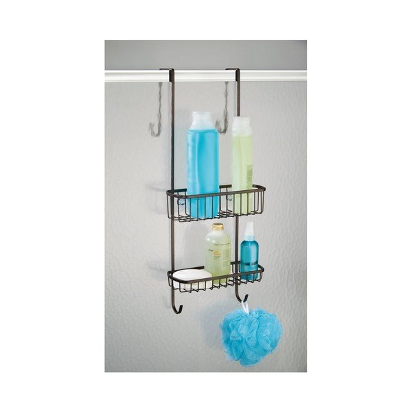 Raft suspendat pentru cabina de duș InterDesign Gia, negru-image-2