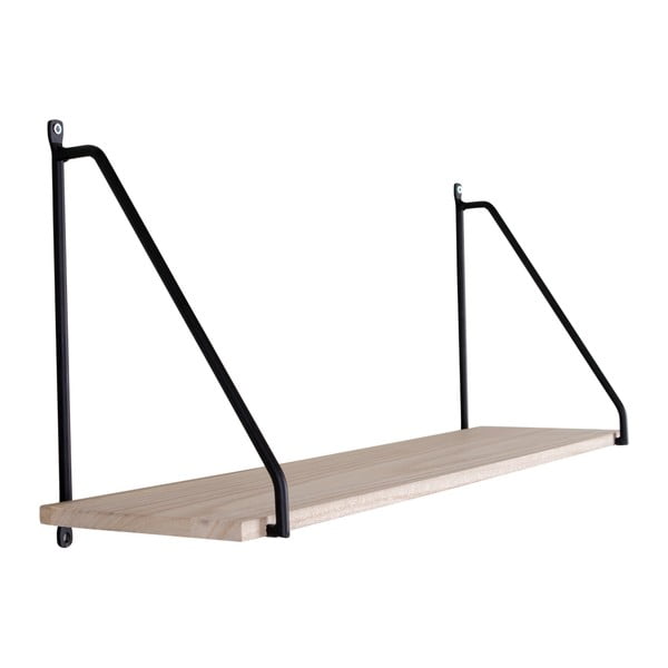 Raft din lemn masiv negru pavlovnia Arnhem - House Nordic-image-1