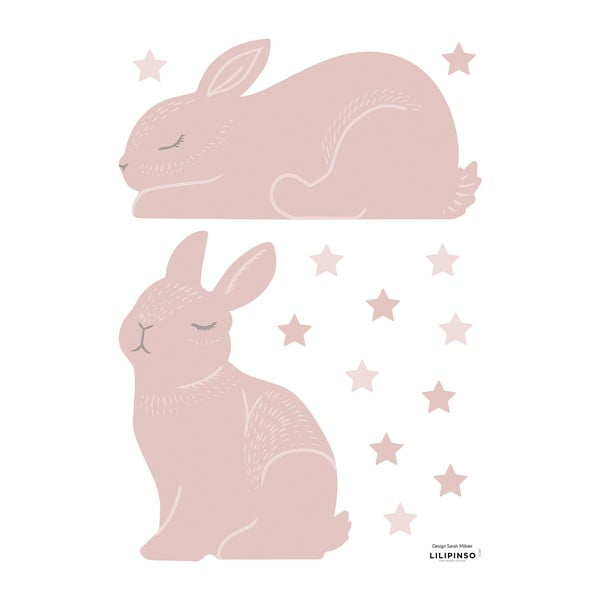 Folie cu stickere 30x42 cm Vintage Rabbit – Lilipinso
