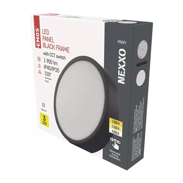 Plafonieră negru-mat LED Nexxo – EMOS-image-1