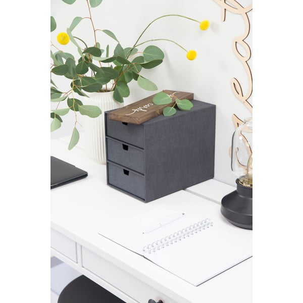 Organizator pentru sertar din carton Ingrid Canvas Paper Laminate – Bigso-image-4