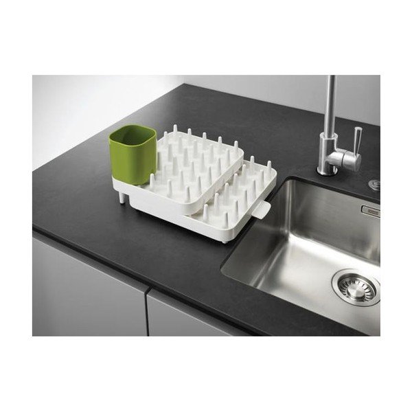 Suport pentru scurs vase, extensibil din 3 parți, Joseph Joseph Connect, alb-image-4