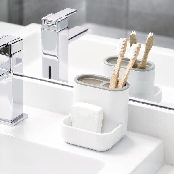 Organizator cosmetice iDesign Cade, alb-image-1