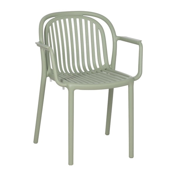Scaun de dining verde din plastic Alia – Ixia