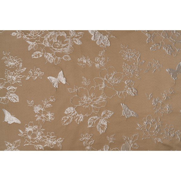 Draperie bej 135x260 cm Lillies – Mendola Fabrics-image-4