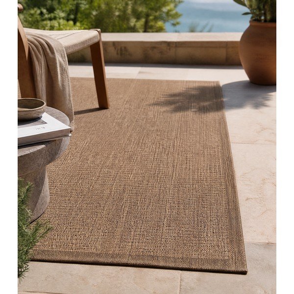 Covor pentru exterior și interior în culoare naturală 60x100 cm Giza 1410 – Ayyildiz Carpets-image-1