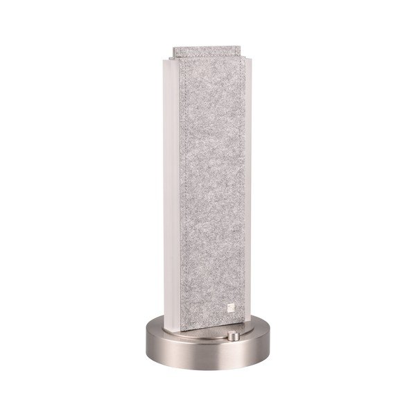 Veioză gri LED cu control vocal/cu control prin aplicații mobile cu abajur textil (înălțime 51 cm) Cicara – CINQUE-image-1