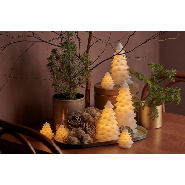 Decorațiune luminoasă de Crăciun albă 4 buc. ø 6,5 cm Carla – Sirius-image-2