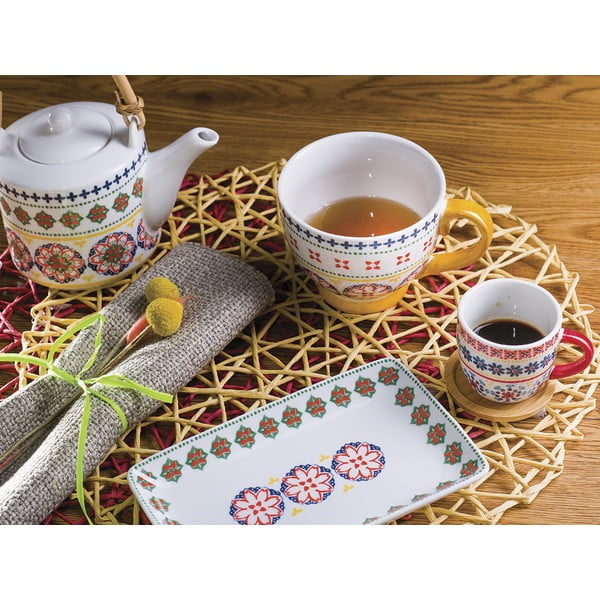 Platou din porțelan Villa Altachira Gardeny, 20 x 12 cm-image-1