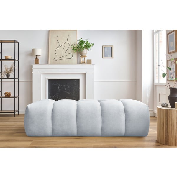 Taburet gri deschis Mont-Blanc – Bobochic Paris-image-1
