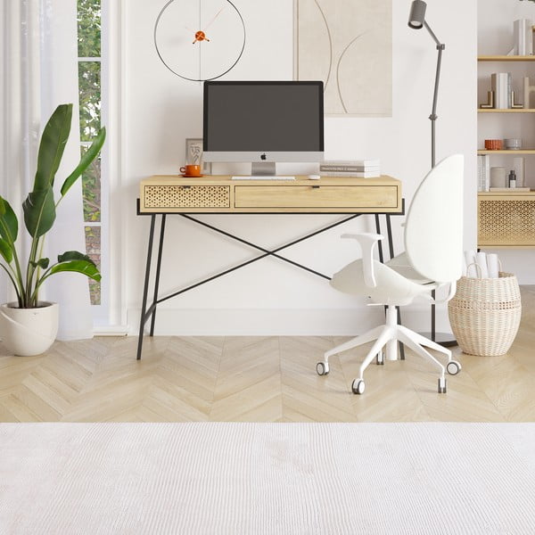 Birou cu aspect de lemn de stejar 60x110 cm Ecrin – Marckeric-image-1