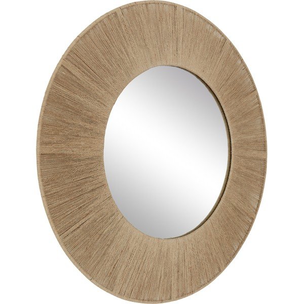 Oglindă de perete cu ramă metalică Westwing Collection Citra, ø 90 cm-image-2