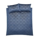 Lenjerie de pat albastră pentru pat dublu, extinsă 230x220 cm Art Deco Pearl – Catherine Lansfield