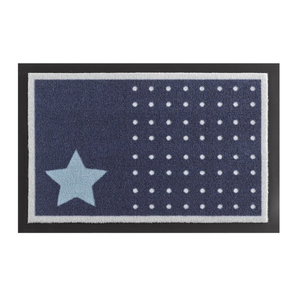 Preș Zala Living Star and Dots Dark Blue, 40 x 60 cm