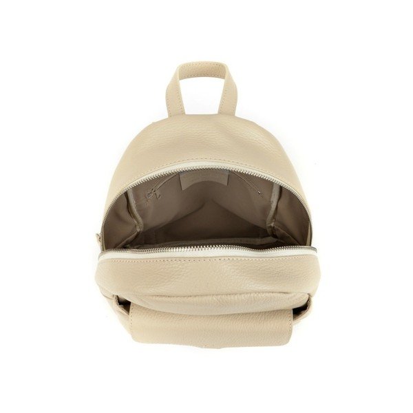 Rucsac din piele pentru femei Isabella Rhea Mille, bej-image-3