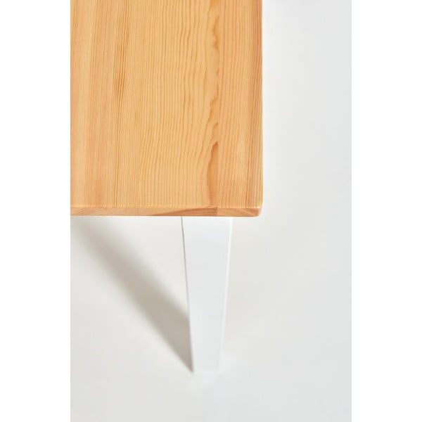 Masă dining din lemn de pin Bonami Essentials Sydney, 70 x 70 cm, natural-alb-image-3