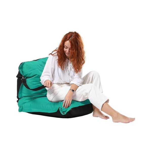 Beanbag pentru grădină turcoaz Siva – Floriane Garden-image-1