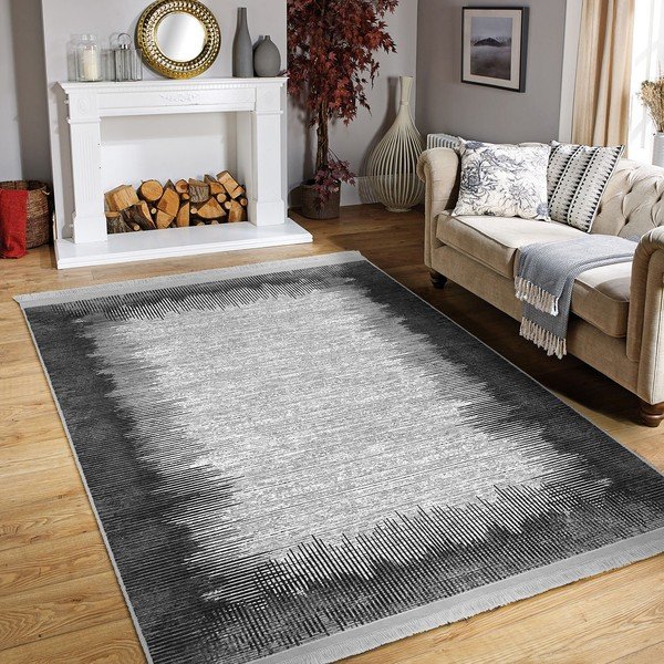 Covor gri 160x230 cm – Mila Home-image-2