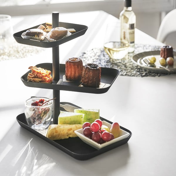 Platou etajat din metal Tower – YAMAZAKI-image-2