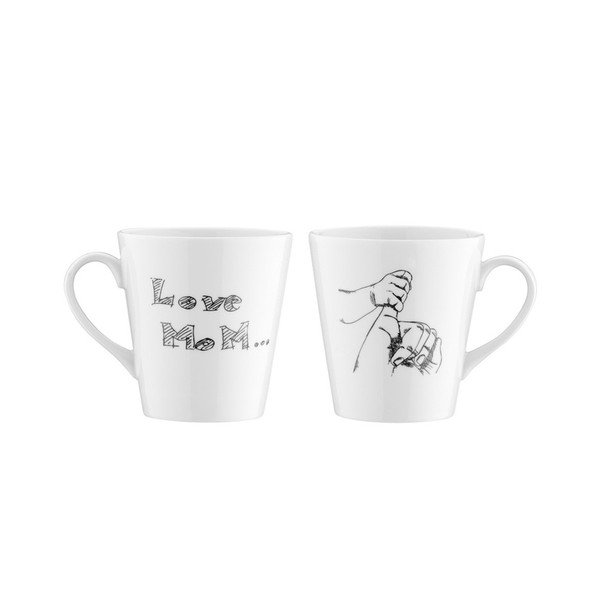 Set 2 căni din porțelan Kutahya Margo