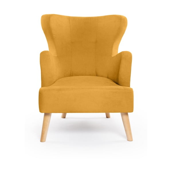 Fotoliu galben muștar wing Noemye – Bonami Selection-image-2