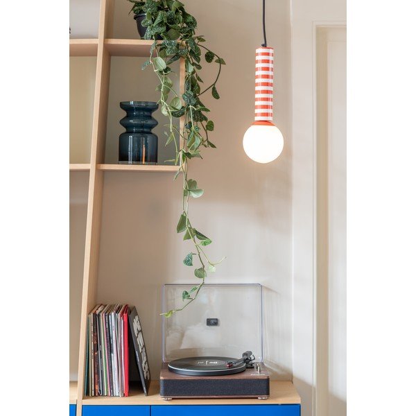 Lustră roșie din metal ø 12 cm Rayado Retro – Leitmotiv-image-1