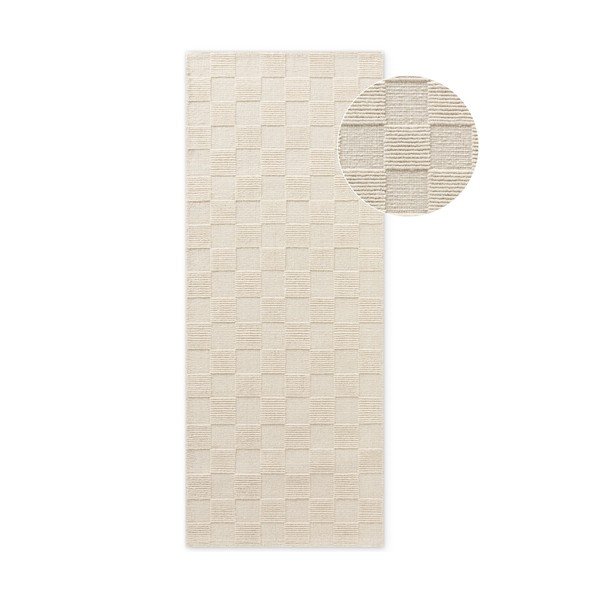 Covor tip traversă crem țesut manual din lână 80x200 cm Scala – Villeroy&Boch