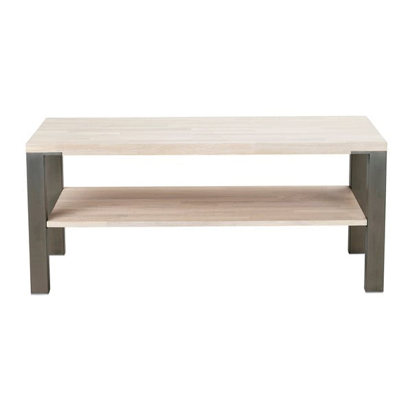 Masă din lemn cu picioare din oțel Folke Typhon, lungime 120 cm-image-2