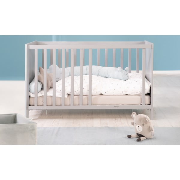 Pătuț gri/taupe 60x120 cm Hamburg – Roba-image-2