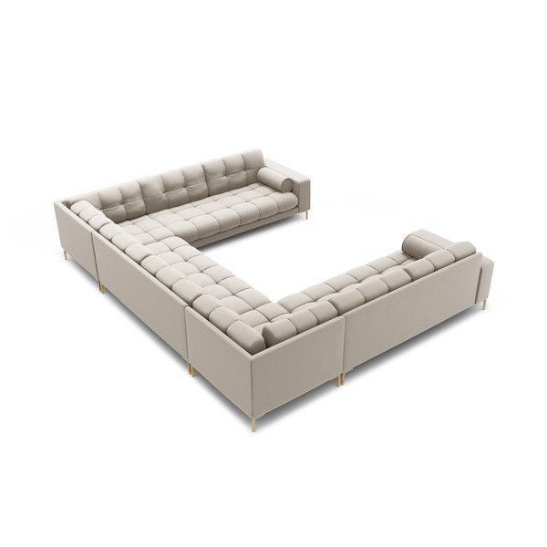 Colțar bej (în formă de "U") Bali – Cosmopolitan Design-image-4