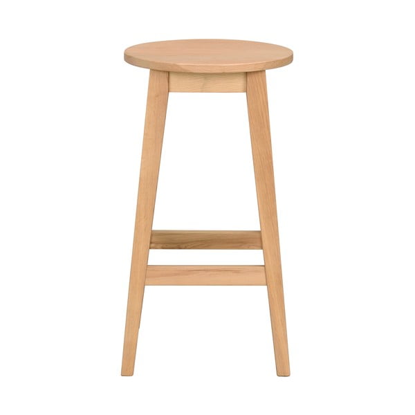 Scaun de bar din lemn de stejar 65 cm Austin - Rowico-image-2