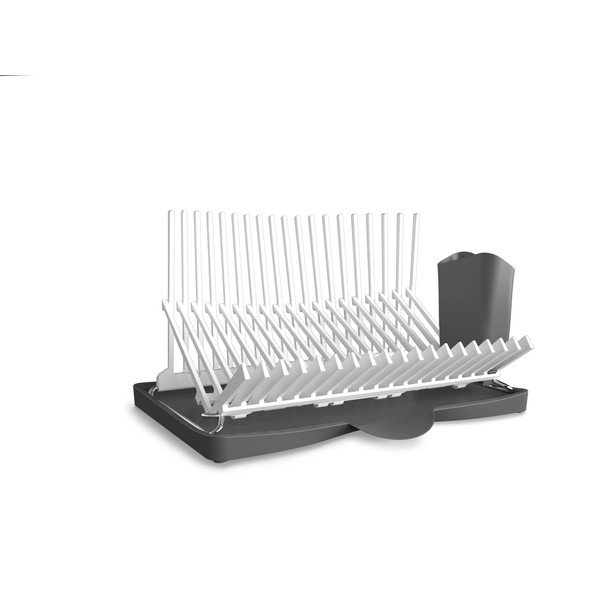 Suport pentru vase Black + Blum Dish Rack, alb - gri-image-1