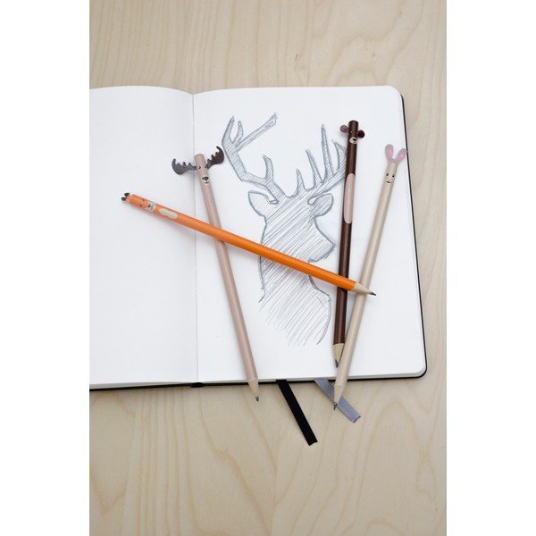 Set 4 creioane Kikkerland Woodland-image-1