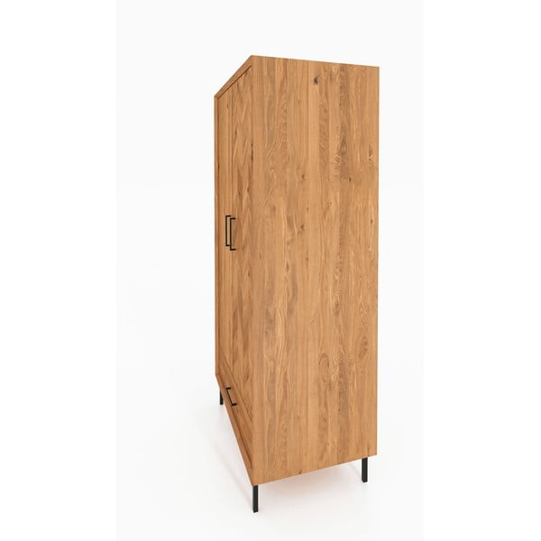 Șifonier din lemn de stejar 97x196 cm Abies – The Beds-image-3