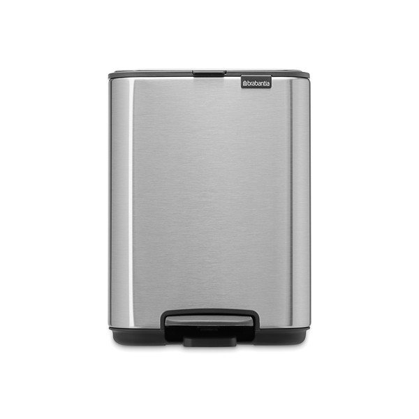 Coș de gunoi argintiu mat cu pedală din oțel 4 l Bo – Brabantia-image-3