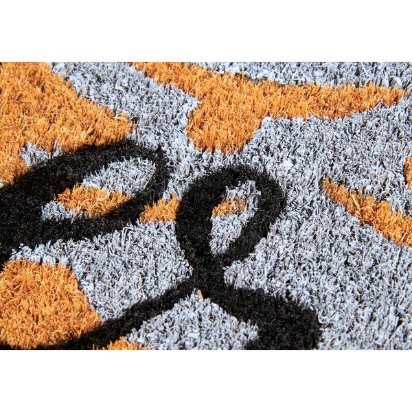 Covoraș de intrare din fibre de nucă de cocos 40x70 cm  cu model de Crăciun Silver Christmas – Hanse Home-image-2