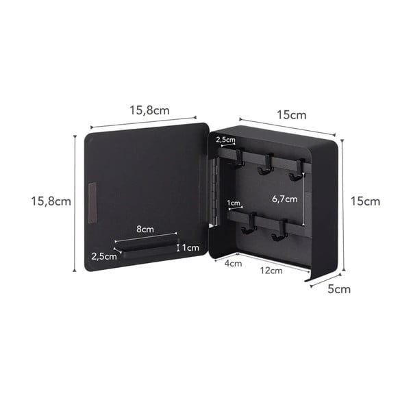 Dulăpior pentru chei de perete din metal Tower – YAMAZAKI-image-4