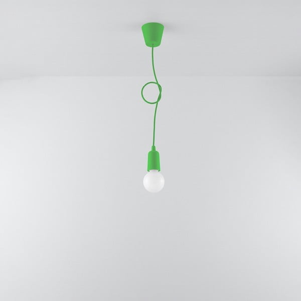 Lustră verde 9x9 cm Rene - Sollux-image-3