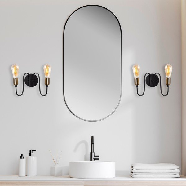 Aplică de perete neagră Firat – Opviq lights-image-1